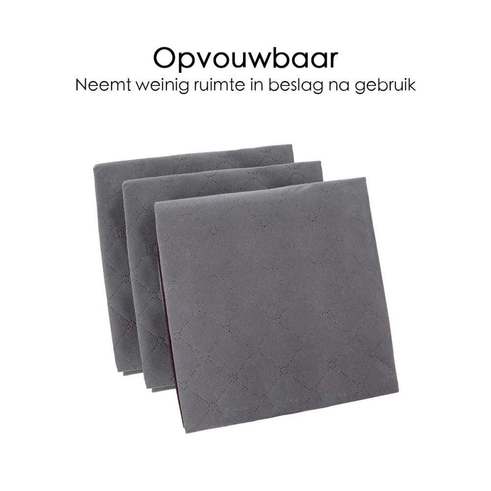 Bed Organizer - Ruime Opbergzakken - Grijs - 3 stuks - Onderbed tas
