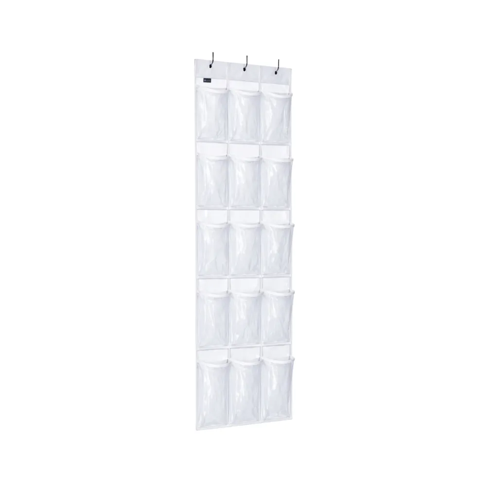 Deur Schoenen Organizer – 15 Vakken – Hangende Schoenenopberger – Transparant – Schoenenrek voor Deur – Opberg Organizer v...