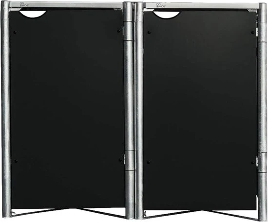 Hide® Containerombouw 2 afvalcontainers Zwart HD02401 - Kliko ombouw