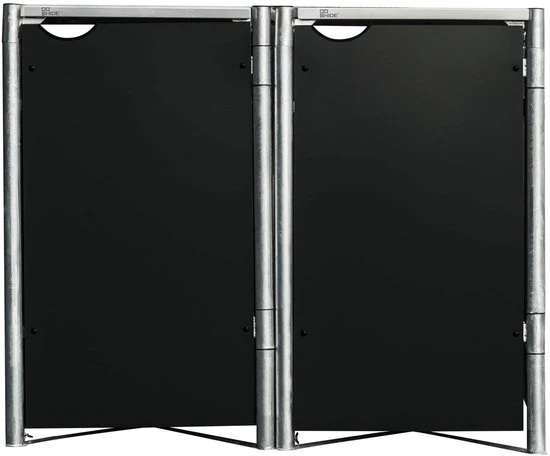 Hide® Containerombouw 2 afvalcontainers Zwart HD02401 - Kliko ombouw