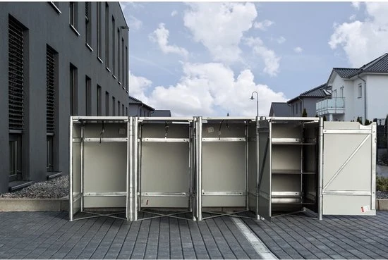 Hide® Containerombouw HD24401 Zwart - Kliko ombouw - Ombouw Afvalcontainer