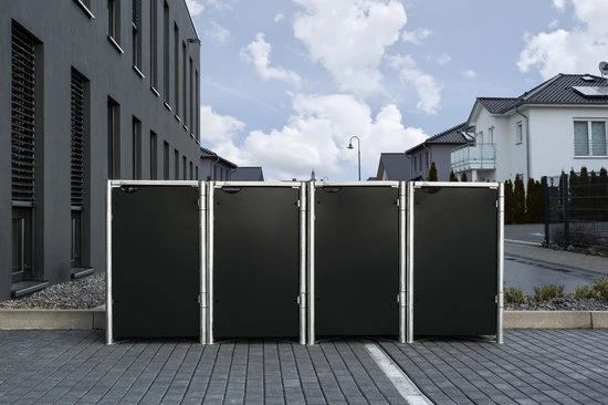 Hide® Containerombouw HD24401 Zwart - Kliko ombouw - Ombouw Afvalcontainer
