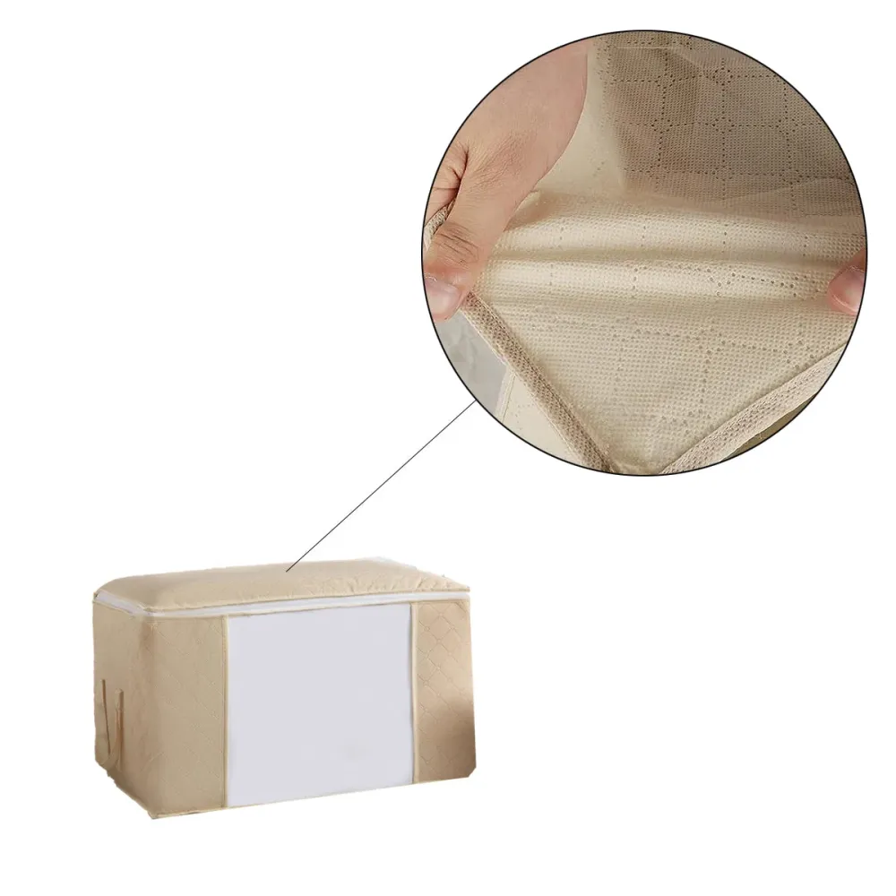 Hoogwaardige Opbergtas voor Kleding - 4 Stuks - Wit - Organizer voor Dekbed
