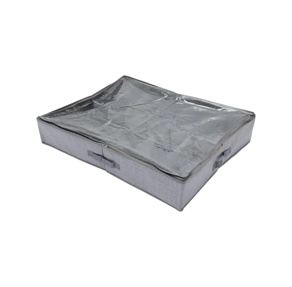 Schoenen Opbergtas Onderbed - 2 stuks - Grijs - 16 paar Schoenen - Schoenen Organizer