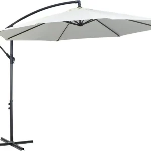Zweefparasol 300 cm Rond - Creme