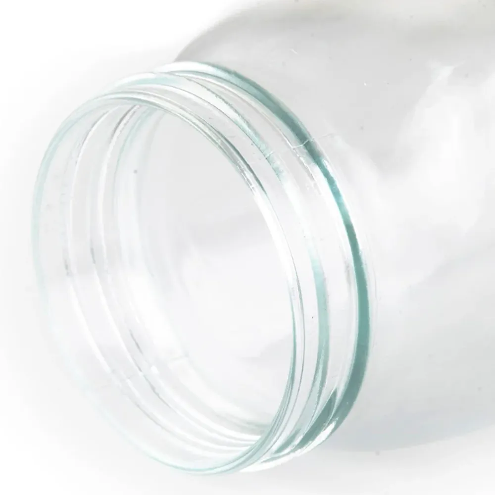 Kiemglas - 2 Stuks - 1000ML - Kiempot set - Groente kiemen - Kiempotten voor Kiemgroenten - Inclusief Houder