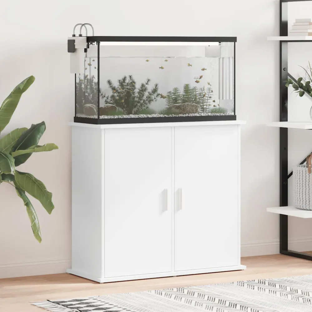 Aquariumstandaard 81x36x73 cm bewerkt hout antiek houtkleurig