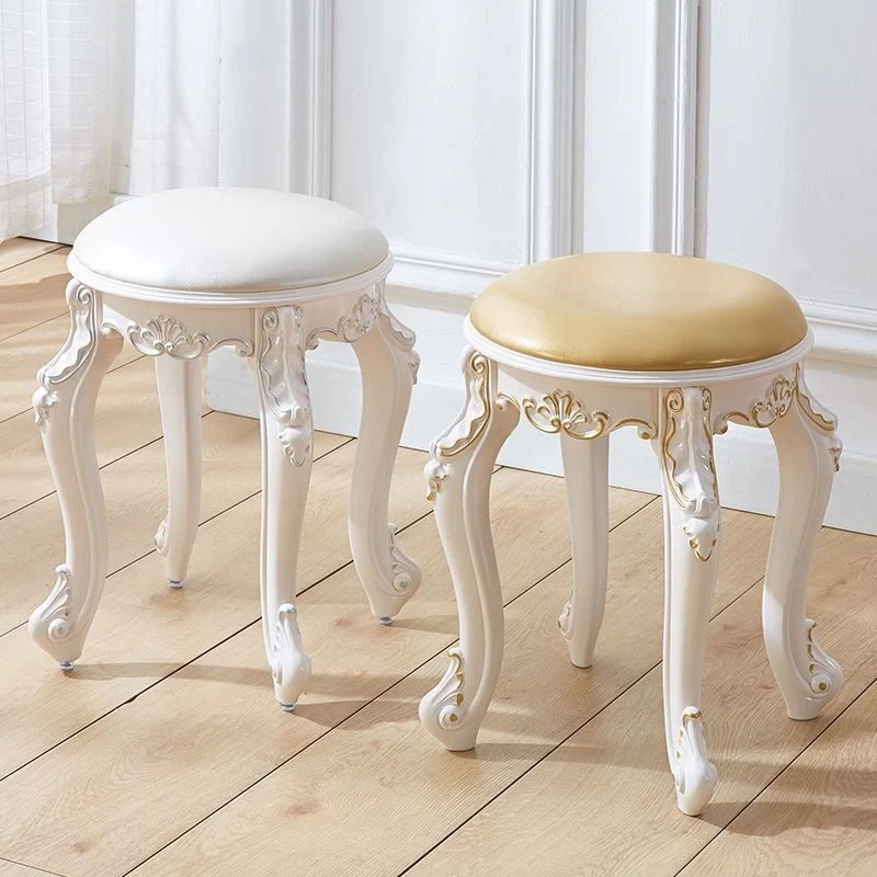 Gold Water Resistant Standard Round Van leer Standard Home Decor Gold
