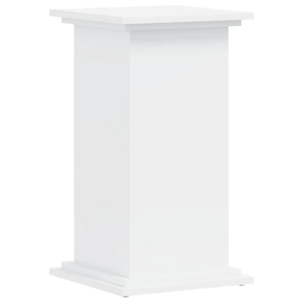 Plantenstandaard 33x33x60 cm bewerkt hout wit