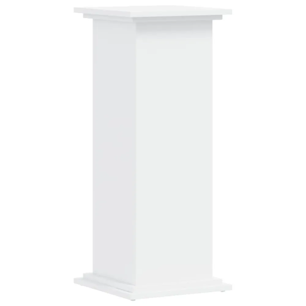 Plantenstandaard 33x33x80 cm bewerkt hout wit