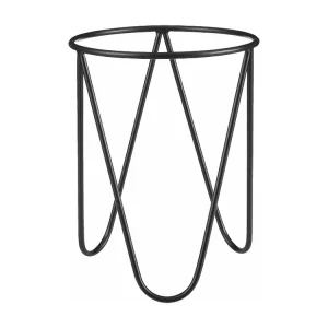 Plantenstandaard van ijzer - ⌀30 x 38.5 - Zwart -