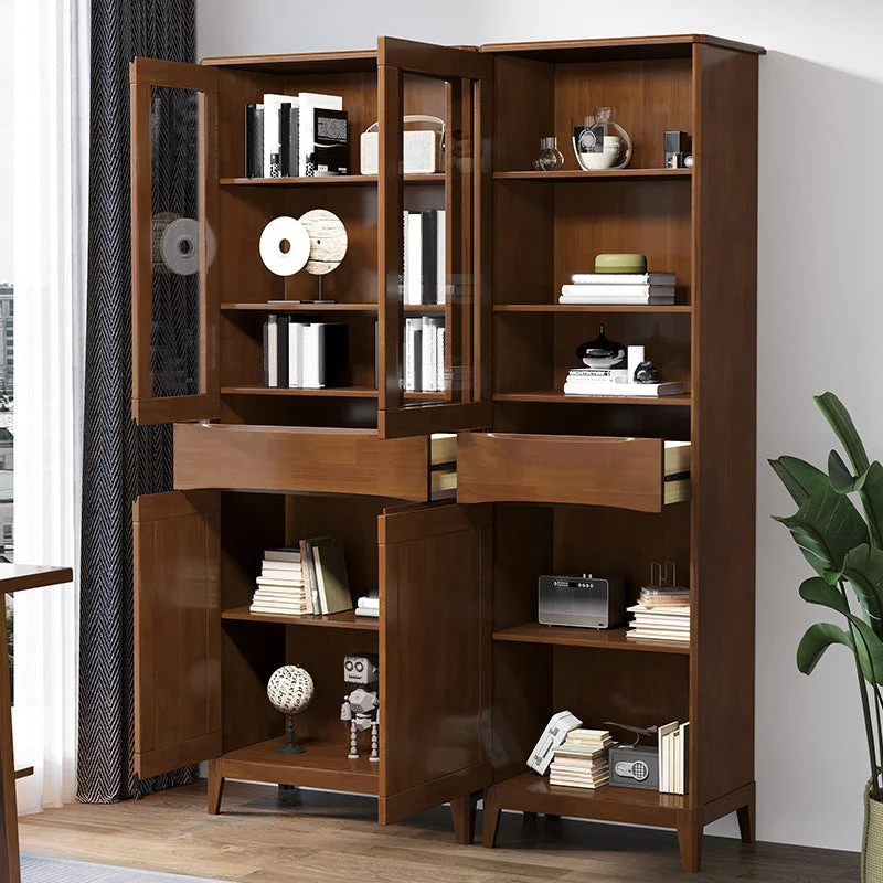 Scandinavian Eik Display Stand Standard 16" W Display Cabinet Doors 24l