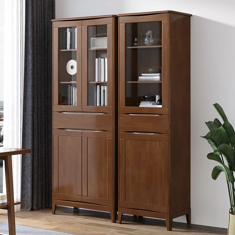 Scandinavian Oak Display Stand Regulier 16" W Display Cabinet Doors 24l
