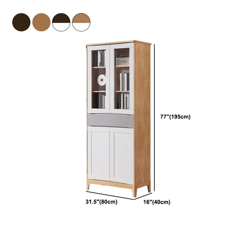 Scandinavian Oak Display Stand Regulier 16" W Display Cabinet Doors 24l
