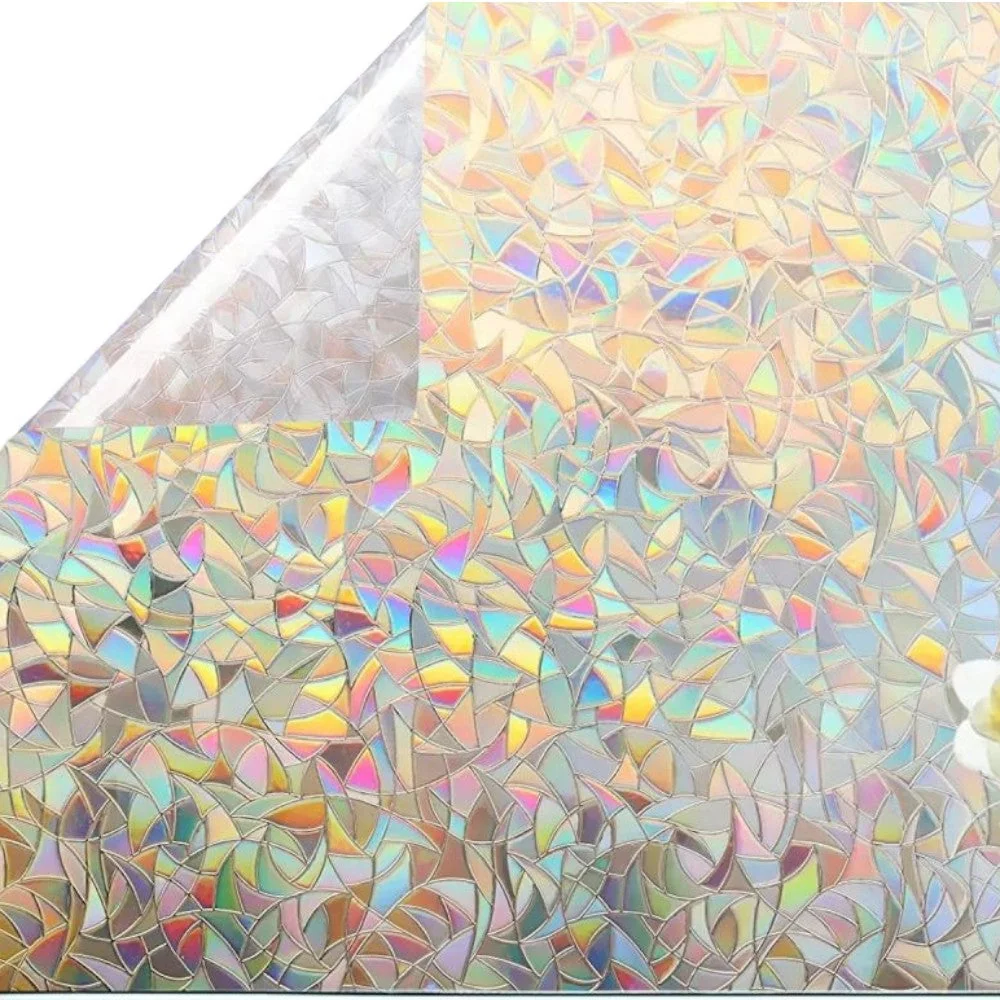 Raamfolie Glas Lood - 90cm x 200cm - Zelfklevend - Anti Inkijk - Plakfolie - Decoratiefolie
