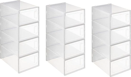 Stuk Sneakerbox - Kunststof Schoenendoos Transparant - Display Sneakers