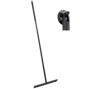 AKSA Home® Vloertrekker - Douchewisser - Trekker Douche - RVS Vloerwisser - met Steel - Zwart