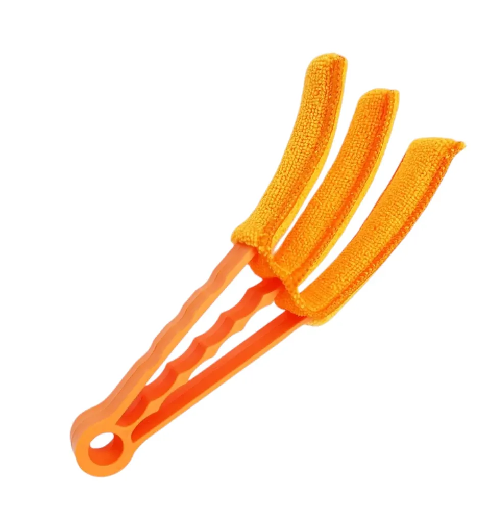 Jaloezie Reiniger - Oranje - 3 Extra Doekjes - 1 Microvezeldoek - Geschikt voor Luxaflex - Lamellen Schoonmaken