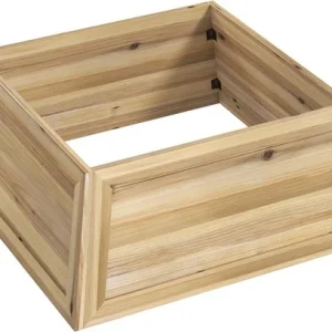 4goodz Kerstboomrok 65 x 65 cm - Kerstboommand van vurenhout - Bruin