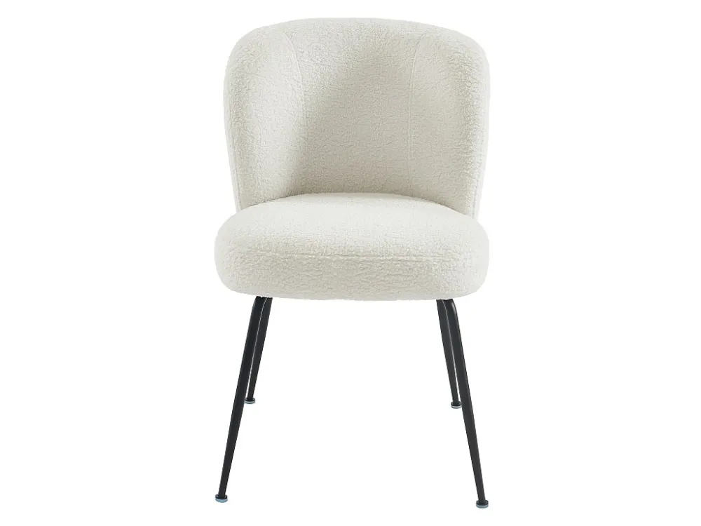 Set van 6 stoelen ribfluweel en metaal - Wit - POLPONA van Pascal MORABITO - Koop nu