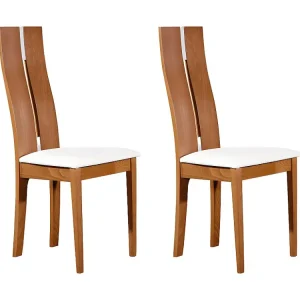 Set van 2 stoelen SALENA - massief beuken eiken