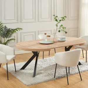 Set van 2 stoelen van ribfluweel en metaal - Crèmewit - MORONI van Pascal MORABITO