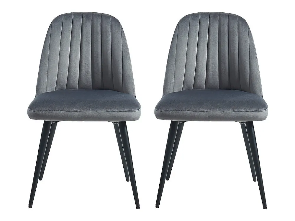 Set van 6 vintage stoelen met armleuningen van fluweel en zwart metaal ELEANA - Ecru