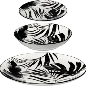 4goodz porseleinen servies 6 persoons 18 delig - Palm