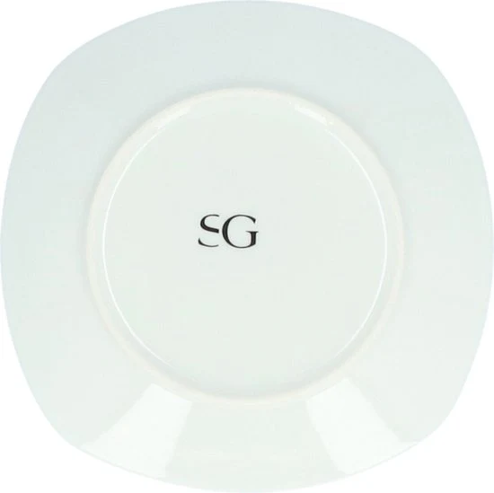 4goodz set 18 delig servies porselein Plaza wit