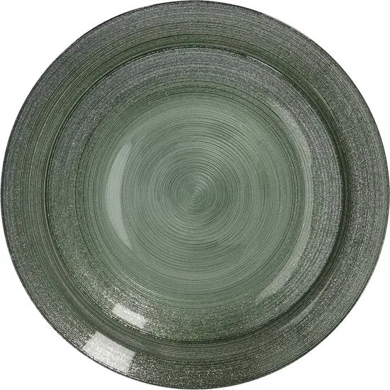 6-persoons Green Jem Servies Glas - 12 delig Servies - Groen