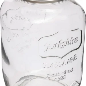 Glazen Sapkan York met tapkraan - liter - Drankkan met kraantje