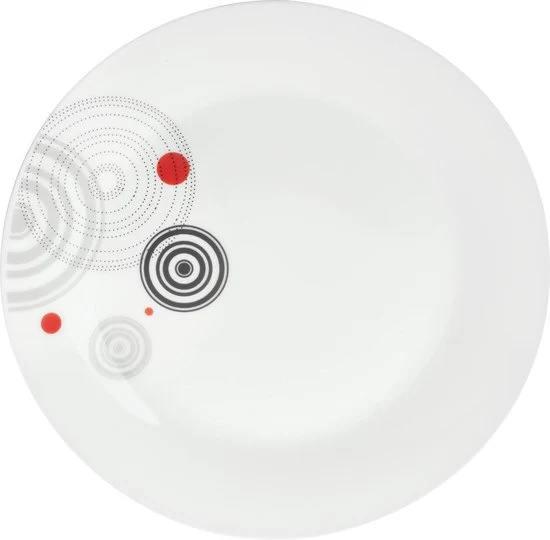 Secret de Gourmet Serviesset Cirkels - 6 persoons Servies Porselein 18-delig