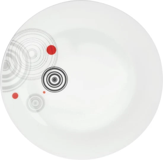 Secret de Gourmet Serviesset Cirkels - 6 persoons Servies Porselein 18-delig