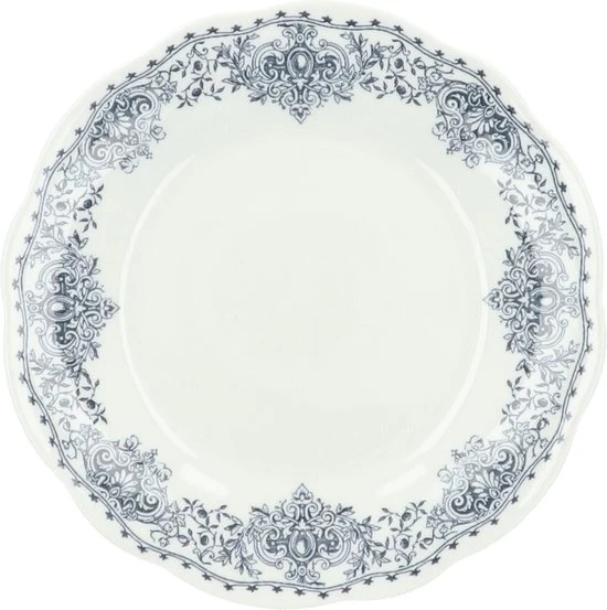 Serviesset Cottage 6 persoons - Klassiek Servies Porselein 18-delig