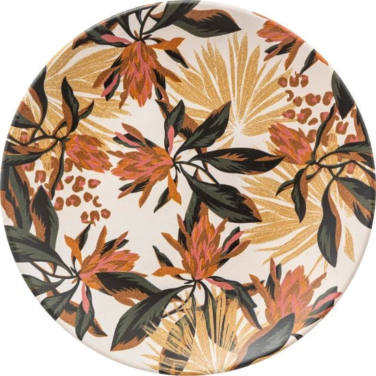 Serviesset Tropical Boudoir 6-persoons - Aardewerk servies 18 delig