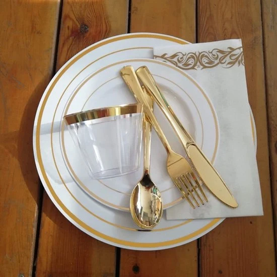 Serviesset voor 25 Personen - Servies Set - Bruiloften en Verjaardagen - Feestservies