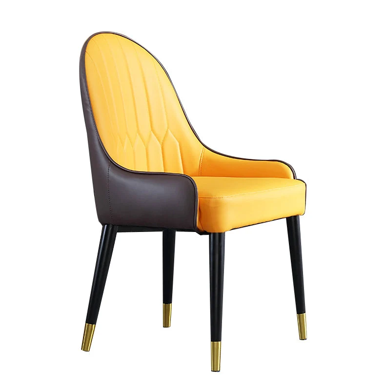 Glam Parsons Chairs Upholstered Dining Chairs Wood Legs | Makkelijk te Reinigen Grey