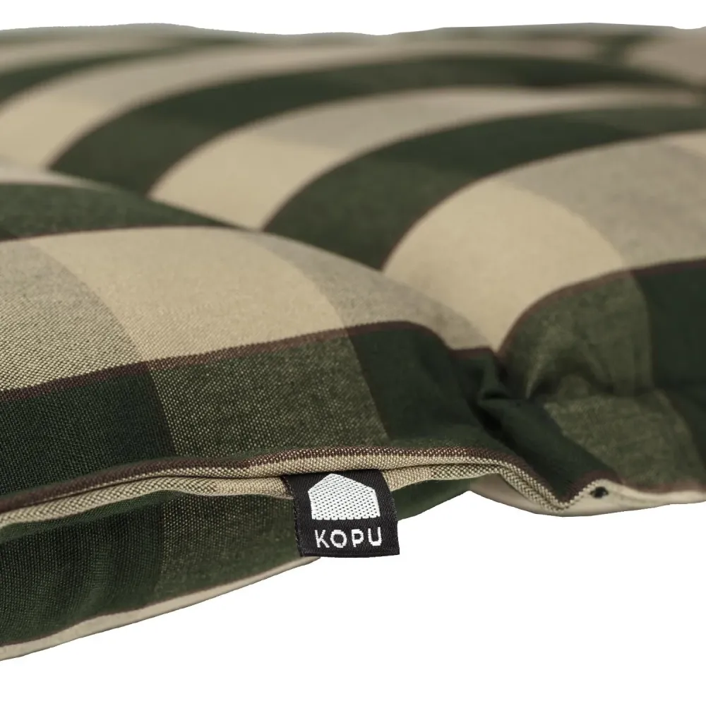 Kopu® Country Green - Comfortabel Tuinkussen met Hoge Rug - Groen
