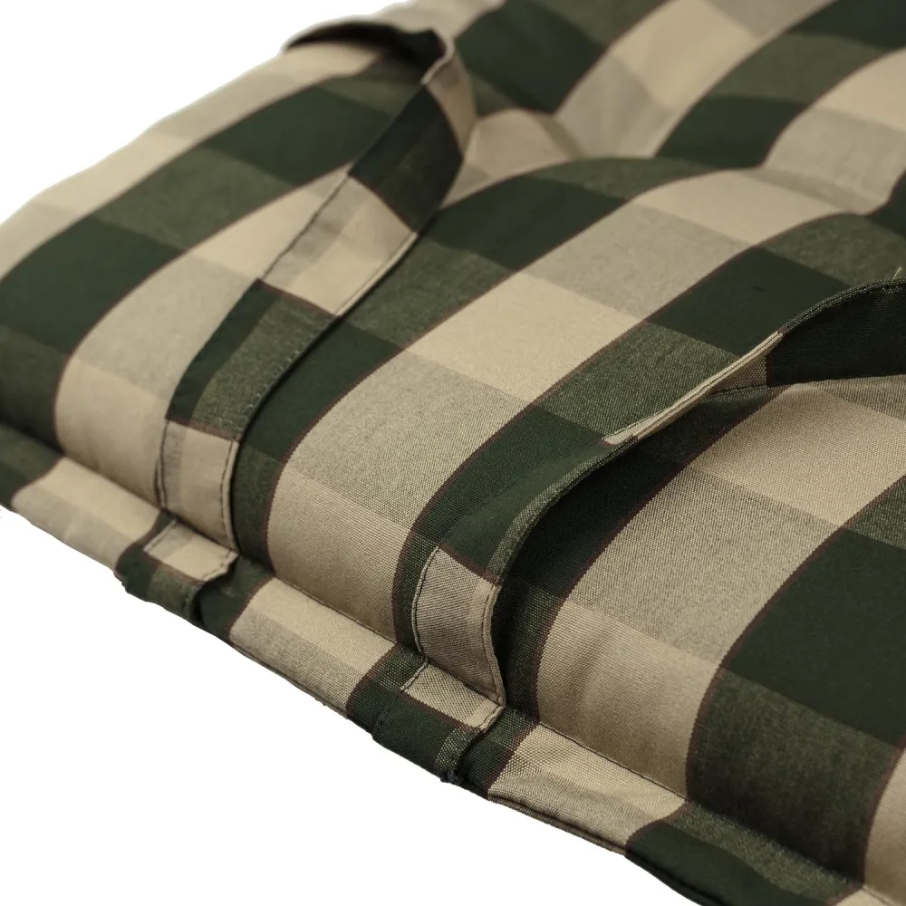 Kopu® Country Green - Comfortabel Tuinkussen met Hoge Rug - Groen