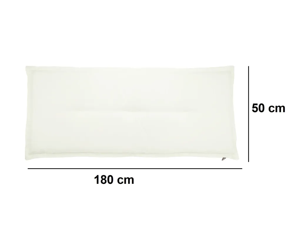 Kopu® Manchester Black - Hoogwaardig Bankkussen 180x50 cm - Zwart