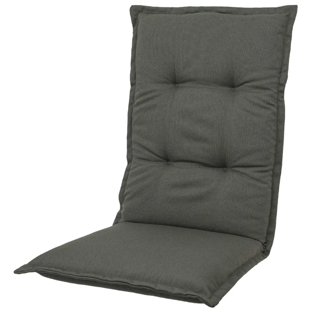 Kopu® Manchester Grey Comfortabel Tuinkussen met Hoge Rug - Grijs