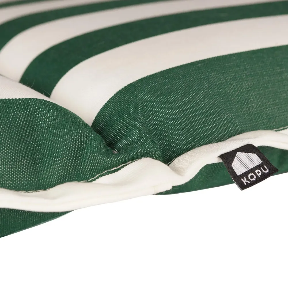 Kopu® Mila Forest Green - Comfortabel Tuinkussen met Hoge Rug - Groen