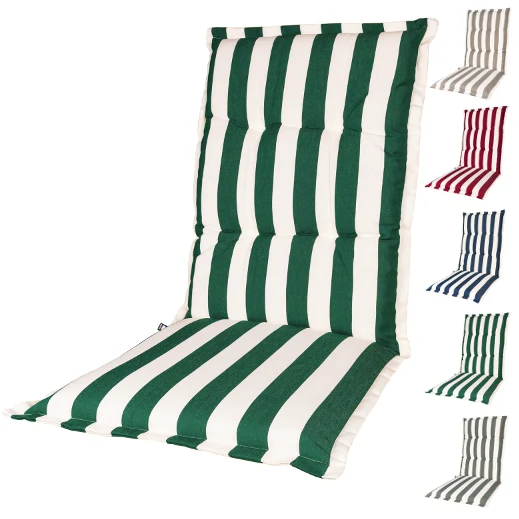 Kopu® Mila Forest Green - Comfortabel Tuinkussen met Hoge Rug - Groen