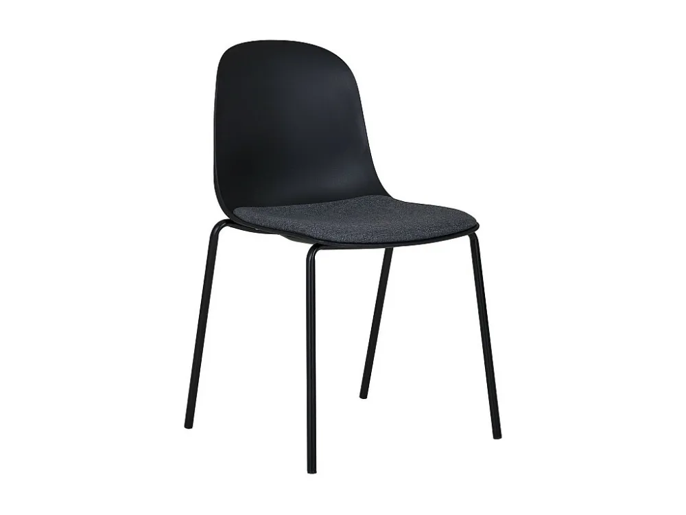 Set van 2 Stoelen Madalena, Zwart, 50x53x85 cm, EPIKASA Eenvoudig aan te brengen