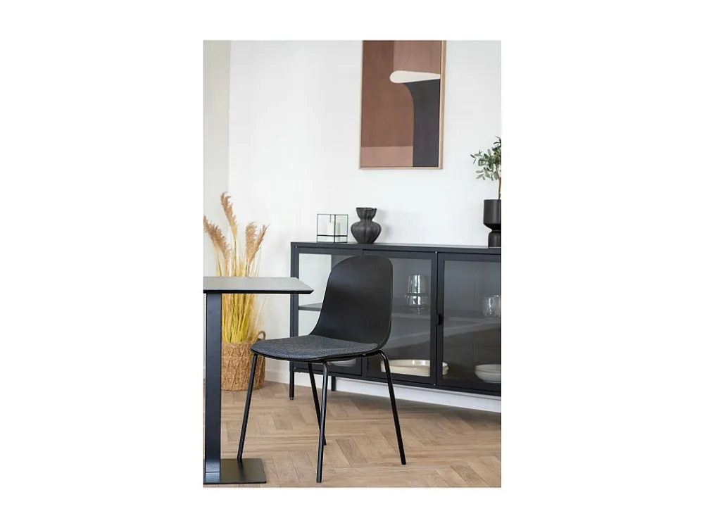 Set van 2 Stoelen Madalena, Zwart, 50x53x85 cm, EPIKASA Eenvoudig aan te brengen
