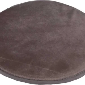 6 stuks Anti-Slip Stoelkussens Eetkamer Fluweel tbv Kuipstoel 34 cm - Taupe