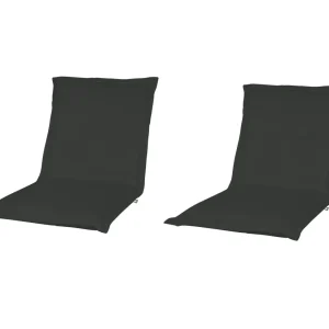 2 stuks Kopu® Prisma Antraciet Tuinkussen Lage Rug