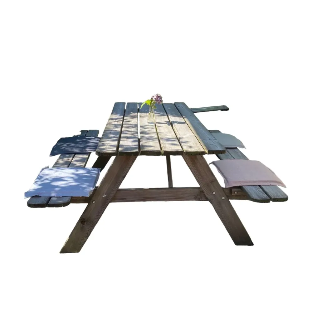 Zitkussen Stoel - Licht Grijs - 40 cm x 40 cm x 2 cm - Geschikt voor Binnen en Buiten - Waterafstotend Materiaal - Kussent...