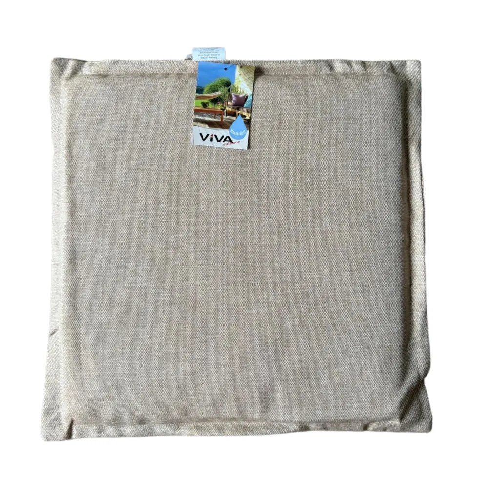 Zitkussen Stoel - Zalm - 40 cm x 40 cm x 2 cm - Geschikt voor Binnen en Buiten - Waterafstotend Materiaal - Kussentje - St...