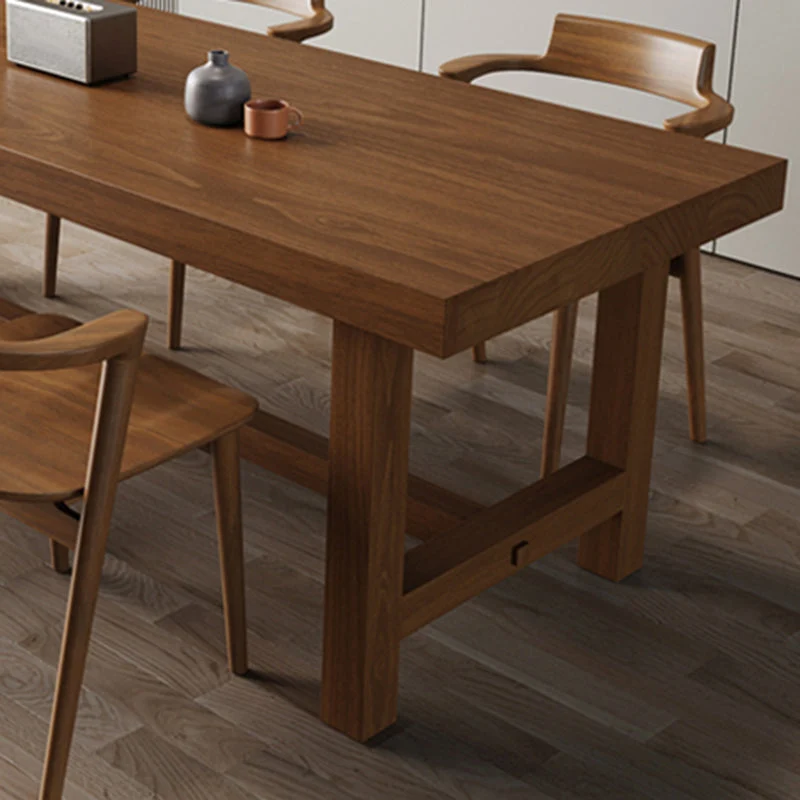 Actueel Style Wooden Task Desk Rectangular Shape Office Desk 4 Legs 47